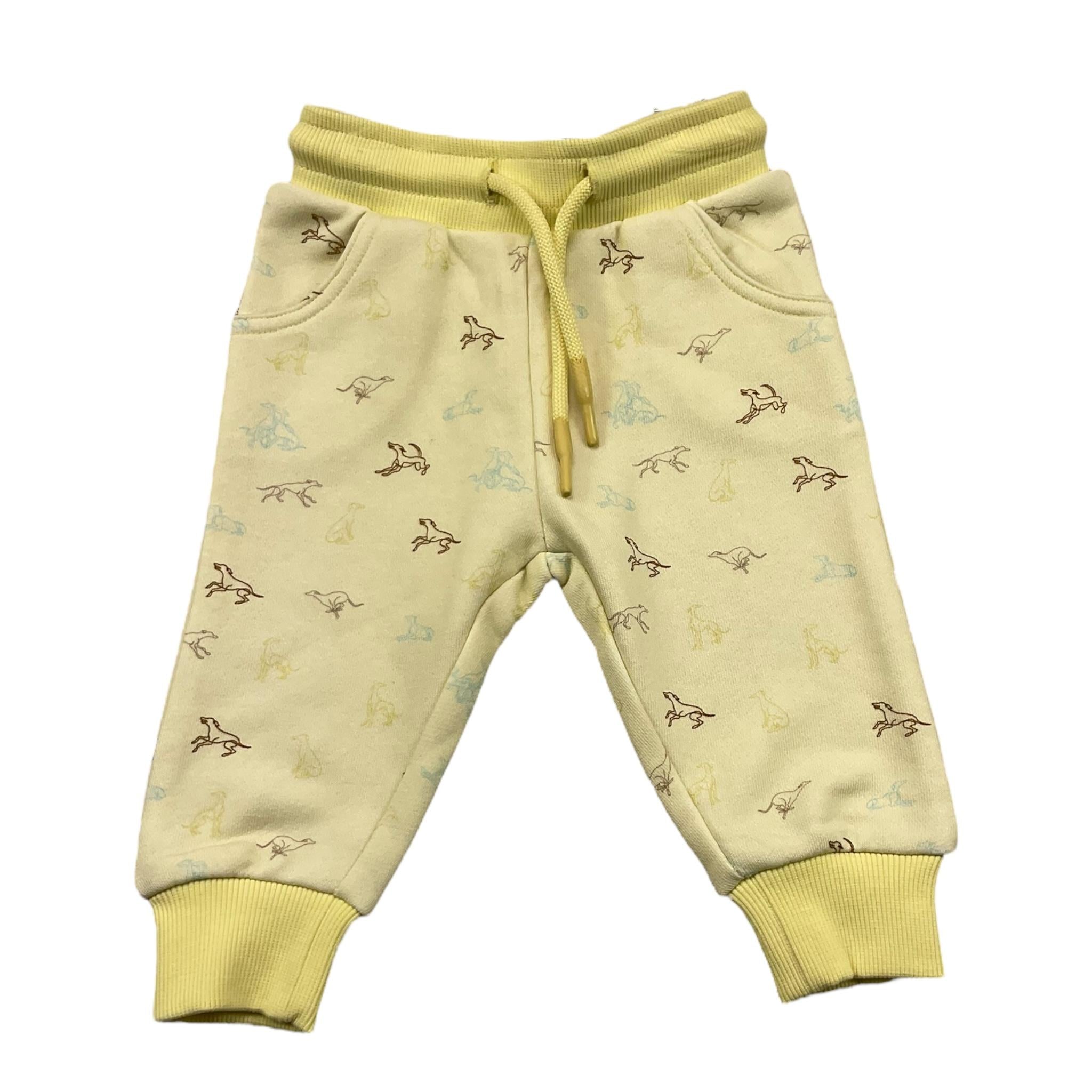 TRUSSARDI pantalone tuta tinta unita Giallo per Neonato TIA25177 GIALLO TRUSSARDI