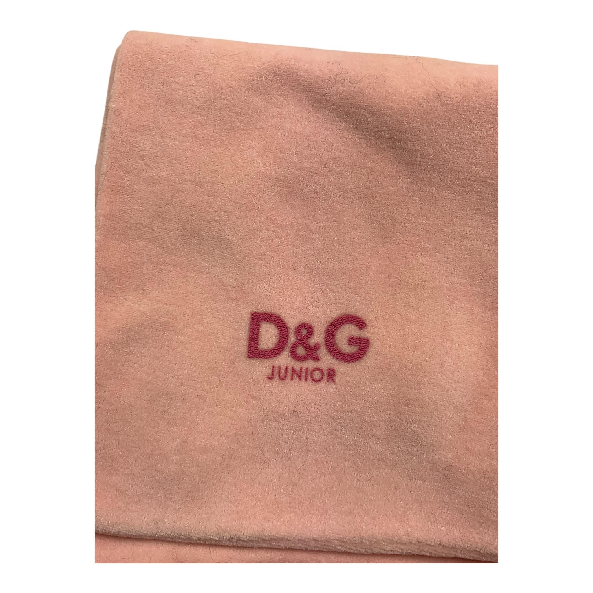 DOLCE & GABBANA sciarpa tinta unita con stampa lgo Rosa per Neonata BBXS01 ROSA DOLCE & GABBANA