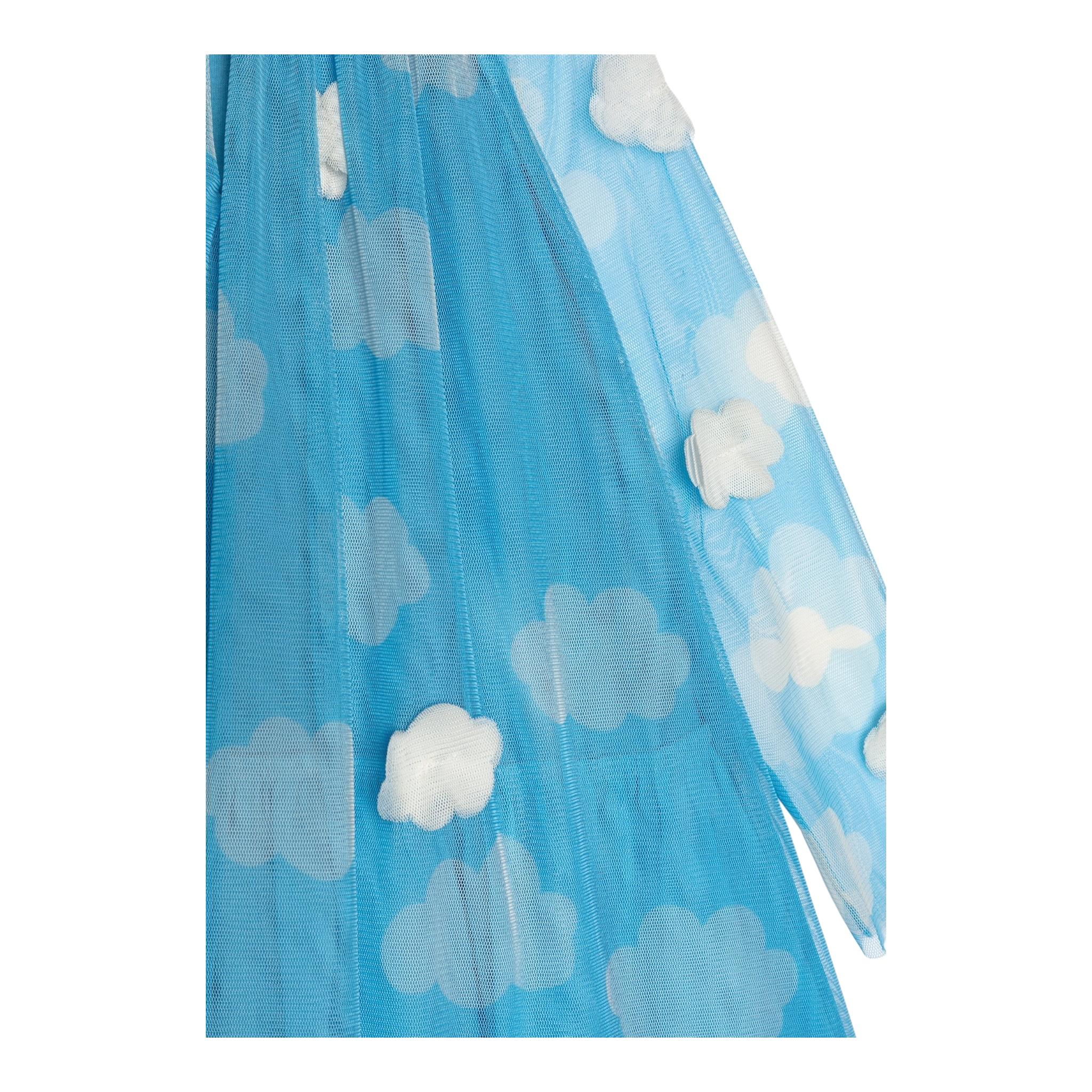 STELLA McCARTNEY abit manica lunga tinta unita con tulle Azzurro per Neonata TV1110 AZZURRO STELLA McCARTNEY