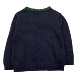 LE BEBE' cardigan tinta unita con ricamo cuori Blu per Neonata LBG6159 BLU LE BEBE'