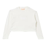 ELISABETTA FRANCHI shirt girocollo tinta unita con stampa Panna per Bambina EFTS224XXX PANNA ELISABETTA FRANCHI