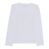 PATRIZIA PEPE shirt girocollo tinta unita con brillantini Bianco per Bambina 7M0753 BIANCO PATRIZIA PEPE