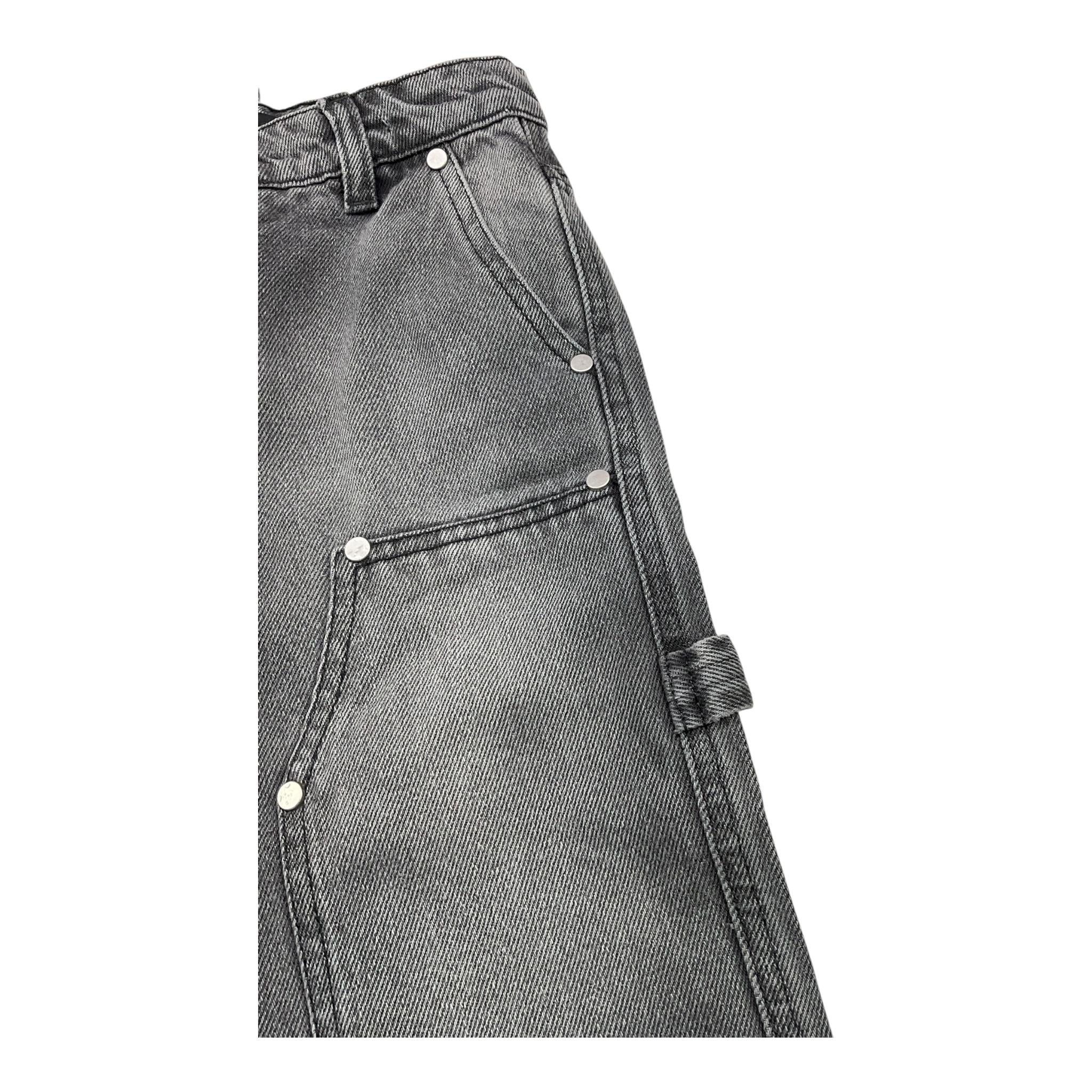 I'M BRIAN jeans tinta unita con girovita regolabile Nero per Neonato CARPJL2324N NERO I'M BRIAN