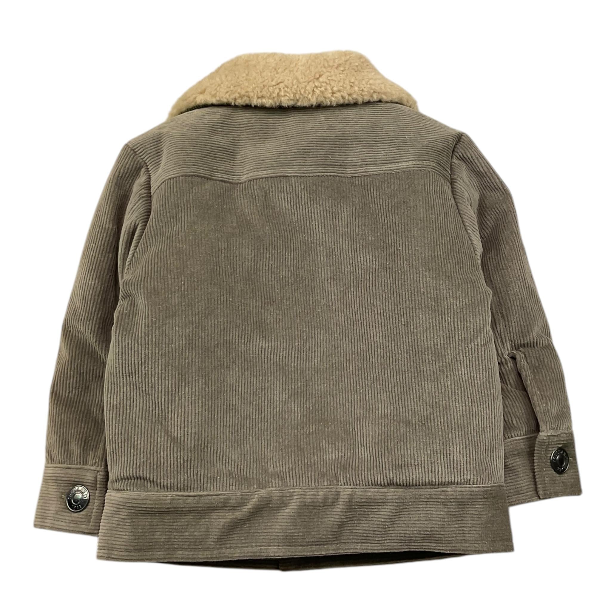 TRUSSARDI giubbino tinta unita in camoscio Beige per Neonato TIA25137GB BEIGE TRUSSARDI