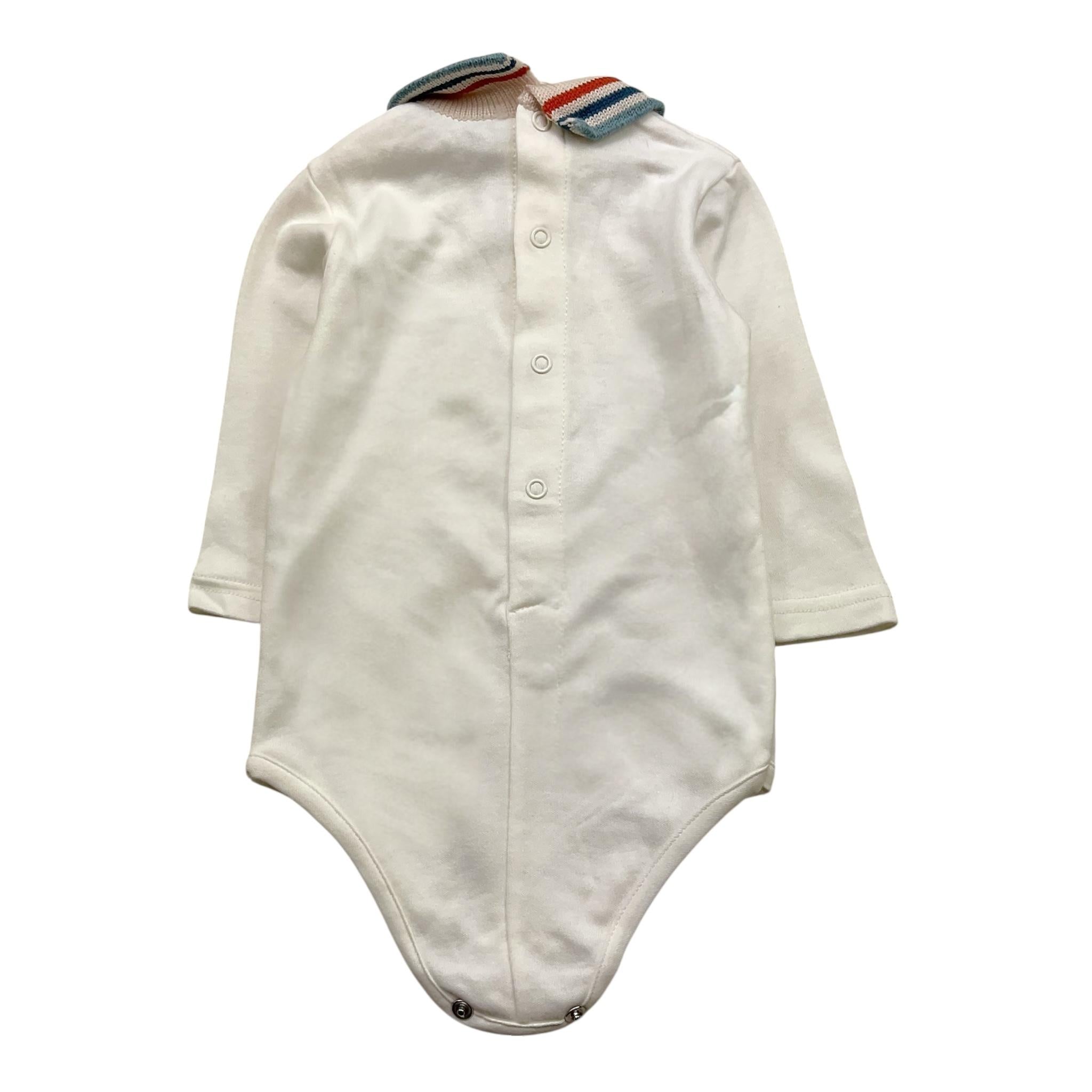 MARLU' completo 2pz-salopette tinta unita con bottoni-body Verde per Neonato COAM VERDE MARLU'