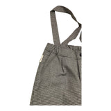 MICHAEL COAL pantalone tinta unita con elastico in vita Bianco/nero per Bambino LITJHN3081F24 BIANCO/NERO MICHAEL COAL