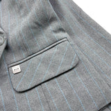 MANILA GRACE giacca tinta unita con fantasia a righe e cappuccio Grigio per Bambina MFJF24J128 GRIGIO MANILA GRACE