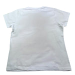 GAELLE t-shirt girocollo tinta unita con stampa Bianco per Bambina 2742M00365 BIANCO GAELLE
