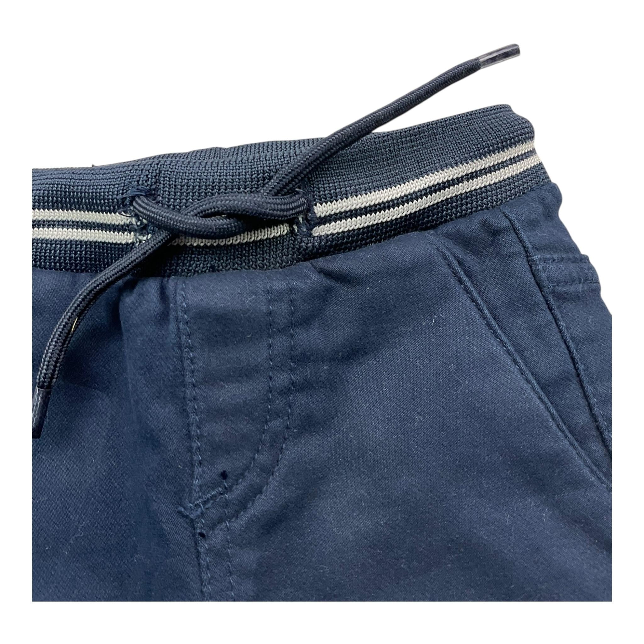MAYORAL pantalone tinta unita con elastico in vita Blu per Neonato 2536X BLU MAYORAL