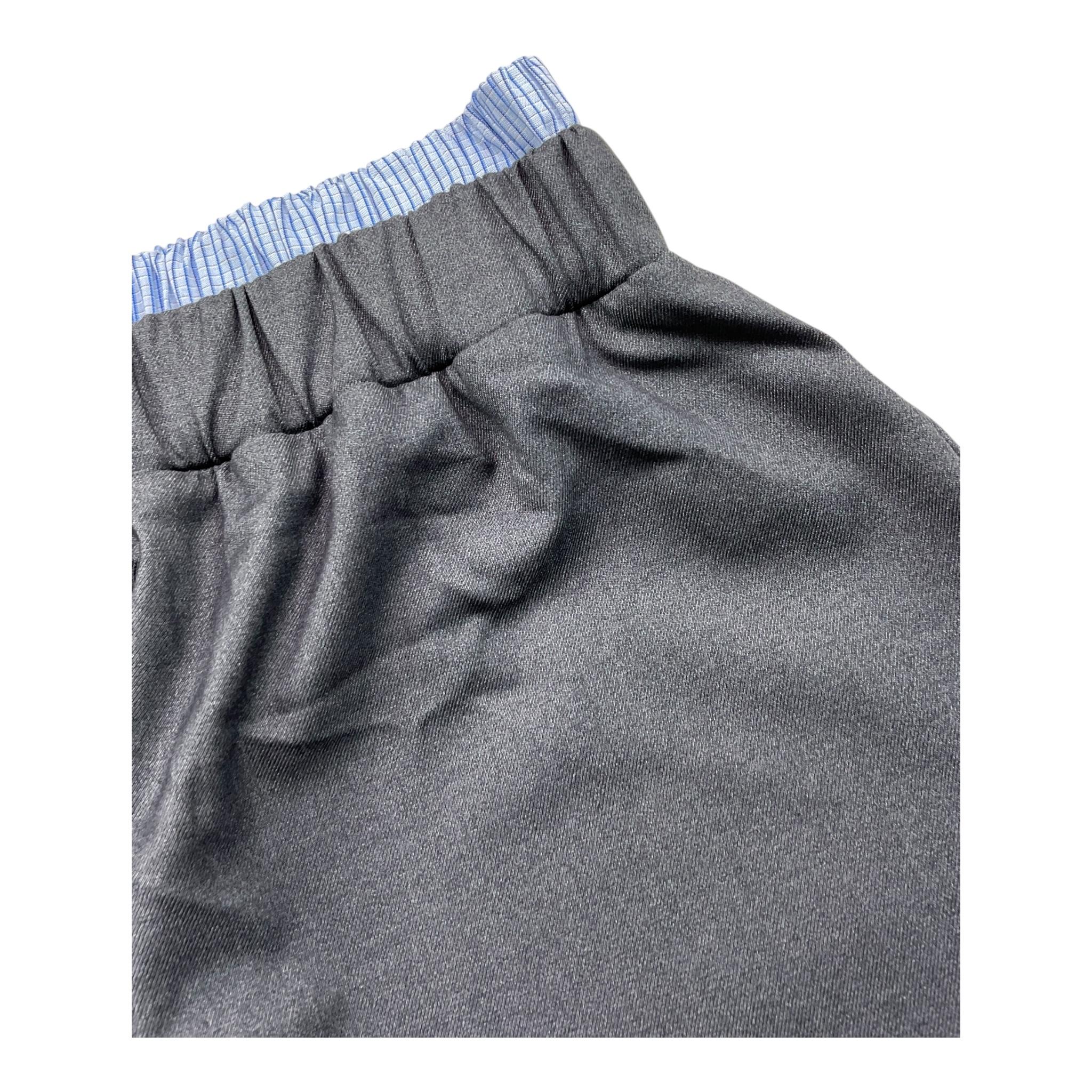 VICOLO short tinta unita con elastico in vontrasto Grigio per Bambina 3142S00081 GRIGIO VICOLO
