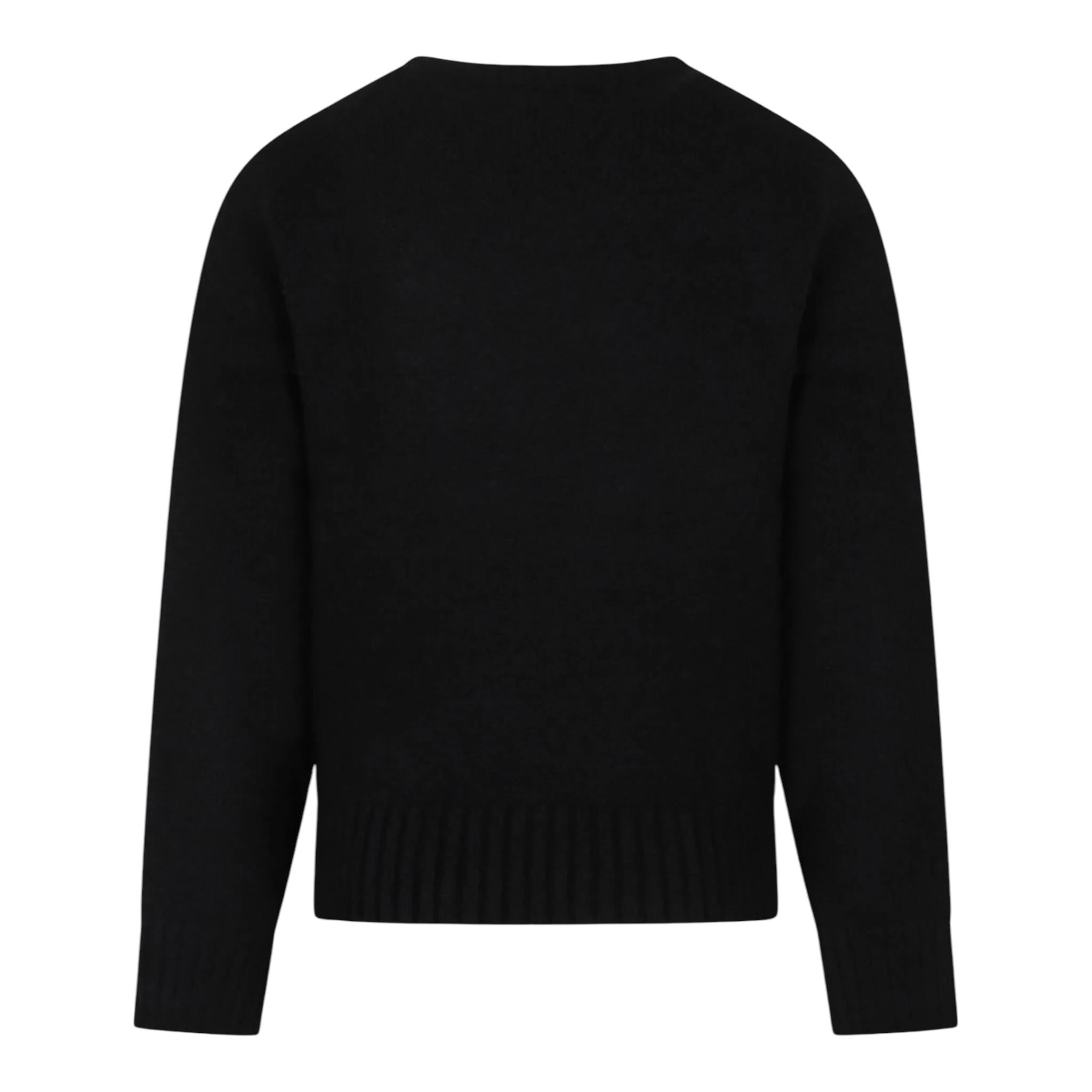 JOHN RICHMOND maglia girocollo tinta unita con stampa logo Nero per Bambina RBA24161MA NERO JOHN RICHMOND