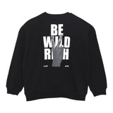 JOHN RICHMOND felpa tinta unita girocollo con stampa Nero per Bambino RBA24115FE NERO JOHN RICHMOND