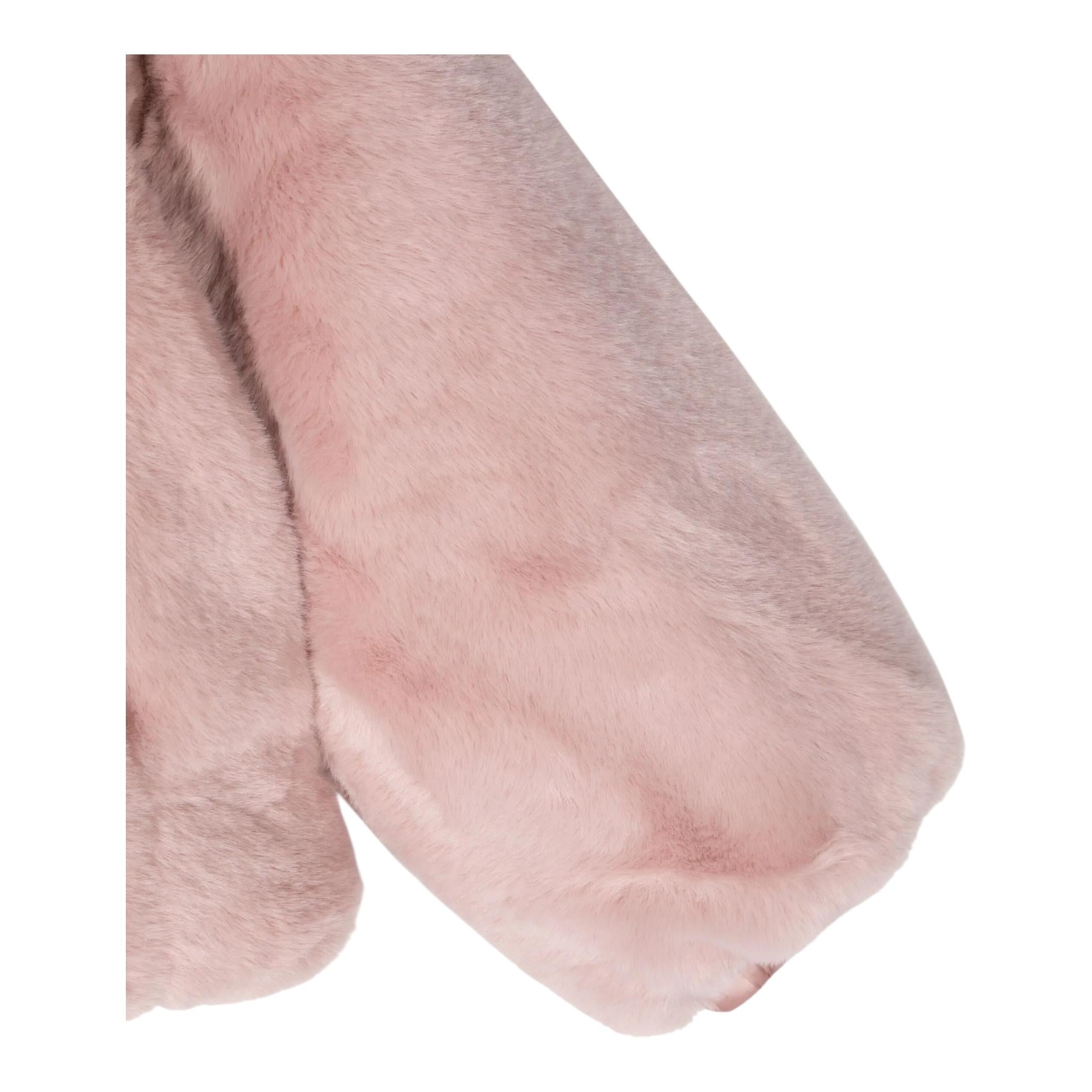 SAVE THE DUCK pelliccia tinta unita reversibile Rosa per Bambina J31352G ROSA SAVE THE DUCK