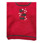 LA STUPENDERIA maglia girocollo tinta unita con ricami Rosso per Neonato WCPL61N ROSSO LA STUPENDERIA