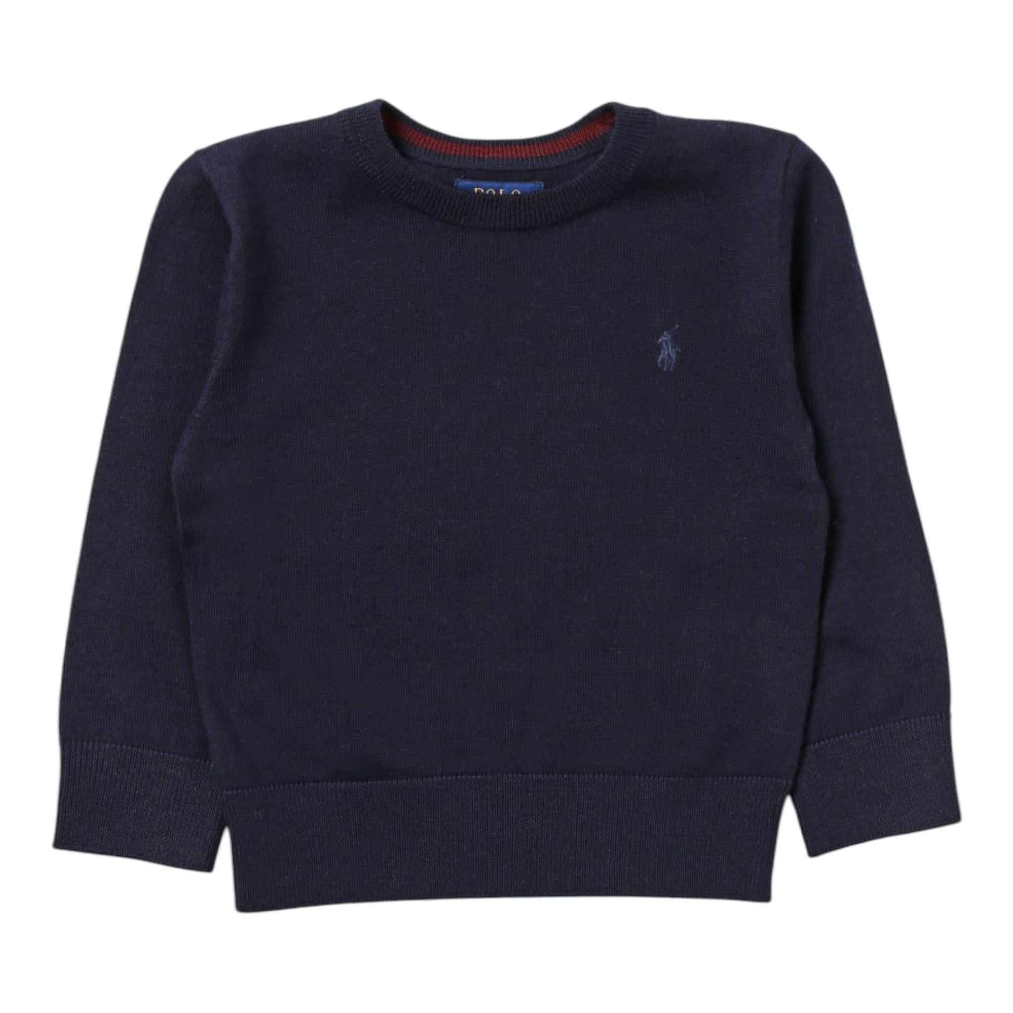 RALPH LAUREN maglia girocollo tinta unita Blu per Bambino 322877725003 BLU RALPH LAUREN