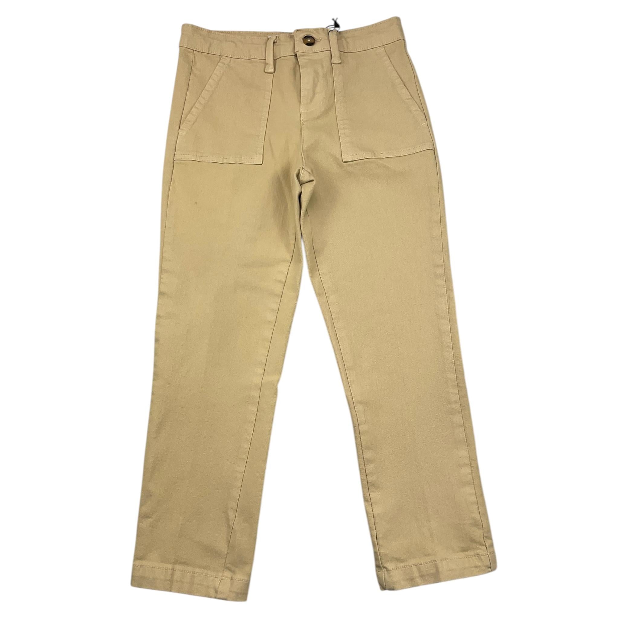 TRUSSARDI pantalone tinta unita con girovita regolabile Beige per Bambino TBA25066PA BEIGE TRUSSARDI