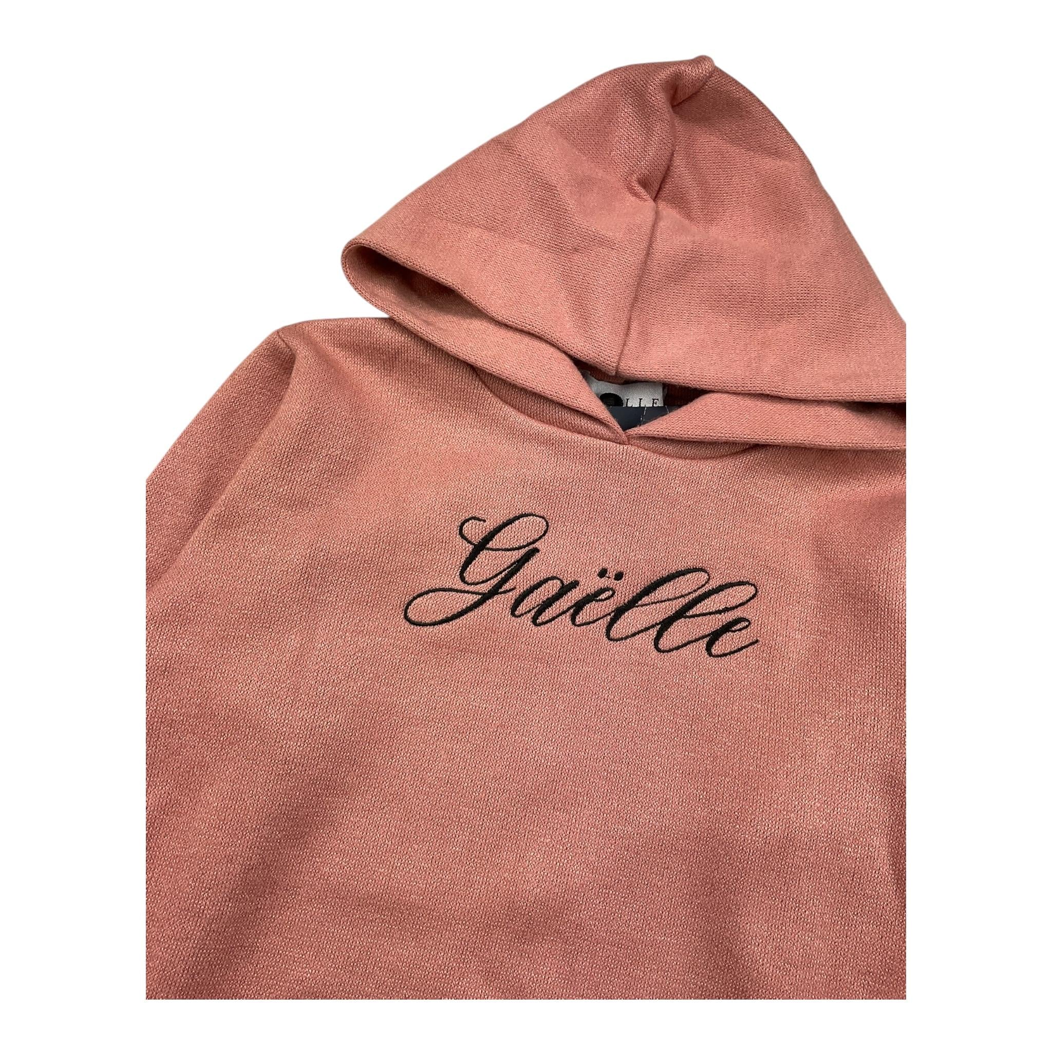 GAELLE felpa in maglia con cappuccio tinta unita Rosa per Bambina 2741W00330 ROSA GAELLE