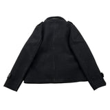 DETWELVE cappotto tinta unita doppiopetto Nero per Bambino 9800 NERO DETWELVE