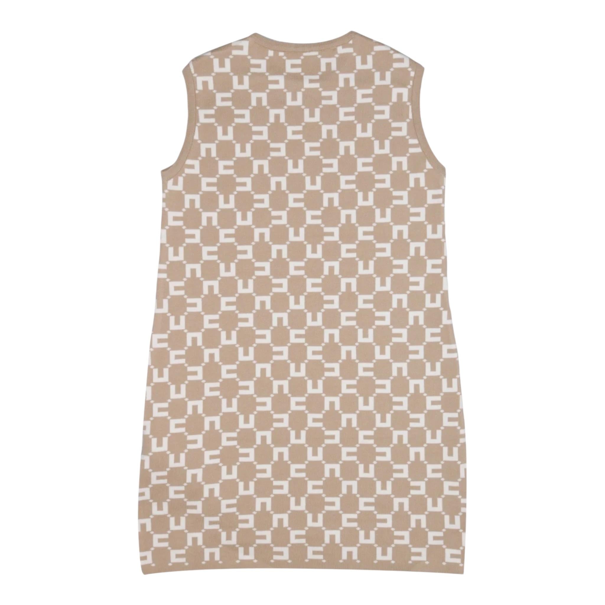 ELISABETTA FRANCHI abito giromanica tinta unita cn stampe in contrasto Beige per Bambina EFAB514 BEIGE ELISABETTA FRANCHI
