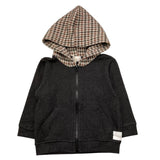 M+E' felpa con zip e cappucci tinta unita Grigio per Neonato I2423509N GRIGIO M+E'