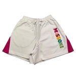 MISSONI completo 2 pezzi felpa-short tinta unita Bianco per Bambina MU3A10 BIANCO MISSONI