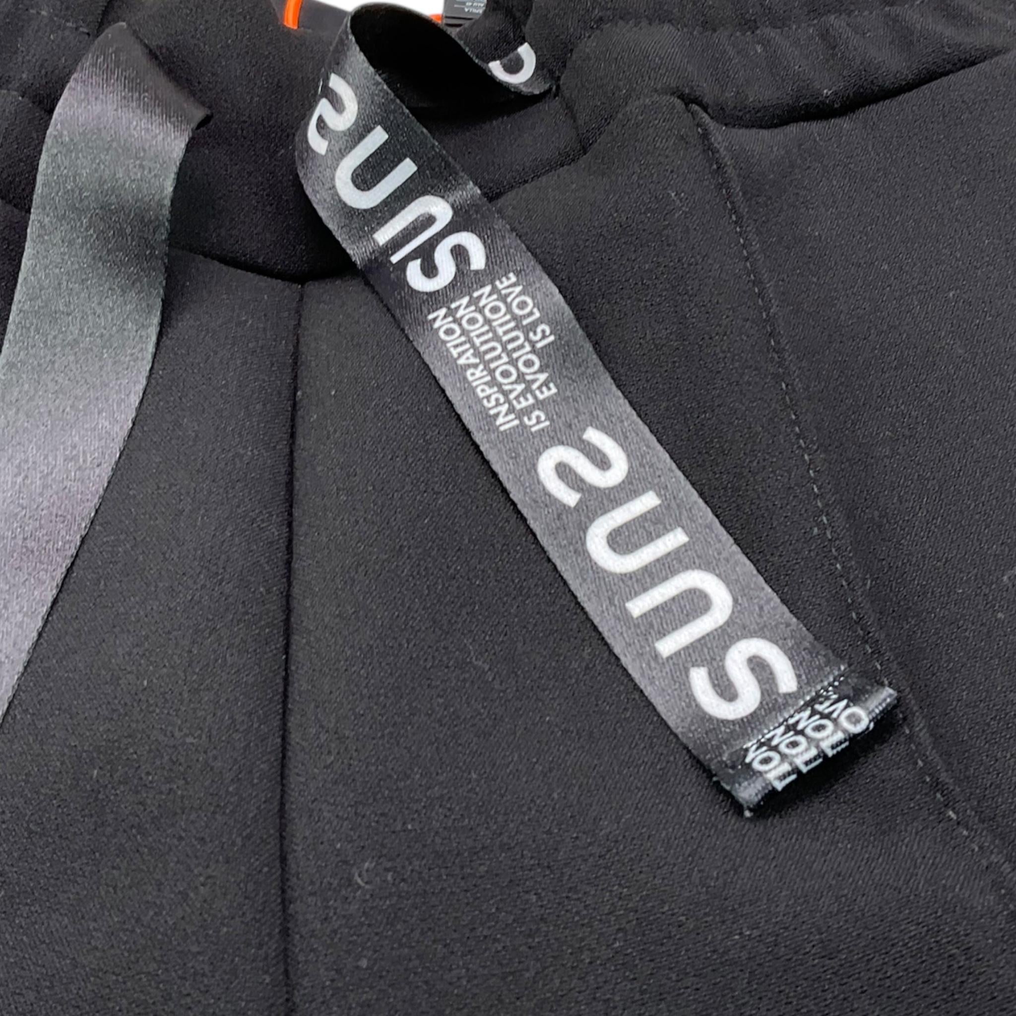 SUNS pantalone tinta unita con elastico in vita Nero per Bambina PFS5351D NERO SUNS