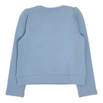 LIU JO felpa chiusa girocollo tnta unita con brillantini Azzurro per Bambina KF4108XXX AZZURRO LIU JO