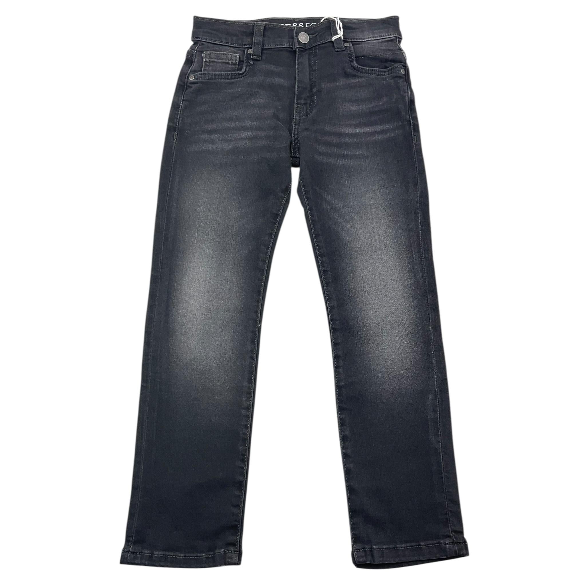GUESS jeans tinta unita con girovita regolabile Nero per Bambino N4YA07DAKC0 NERO GUESS