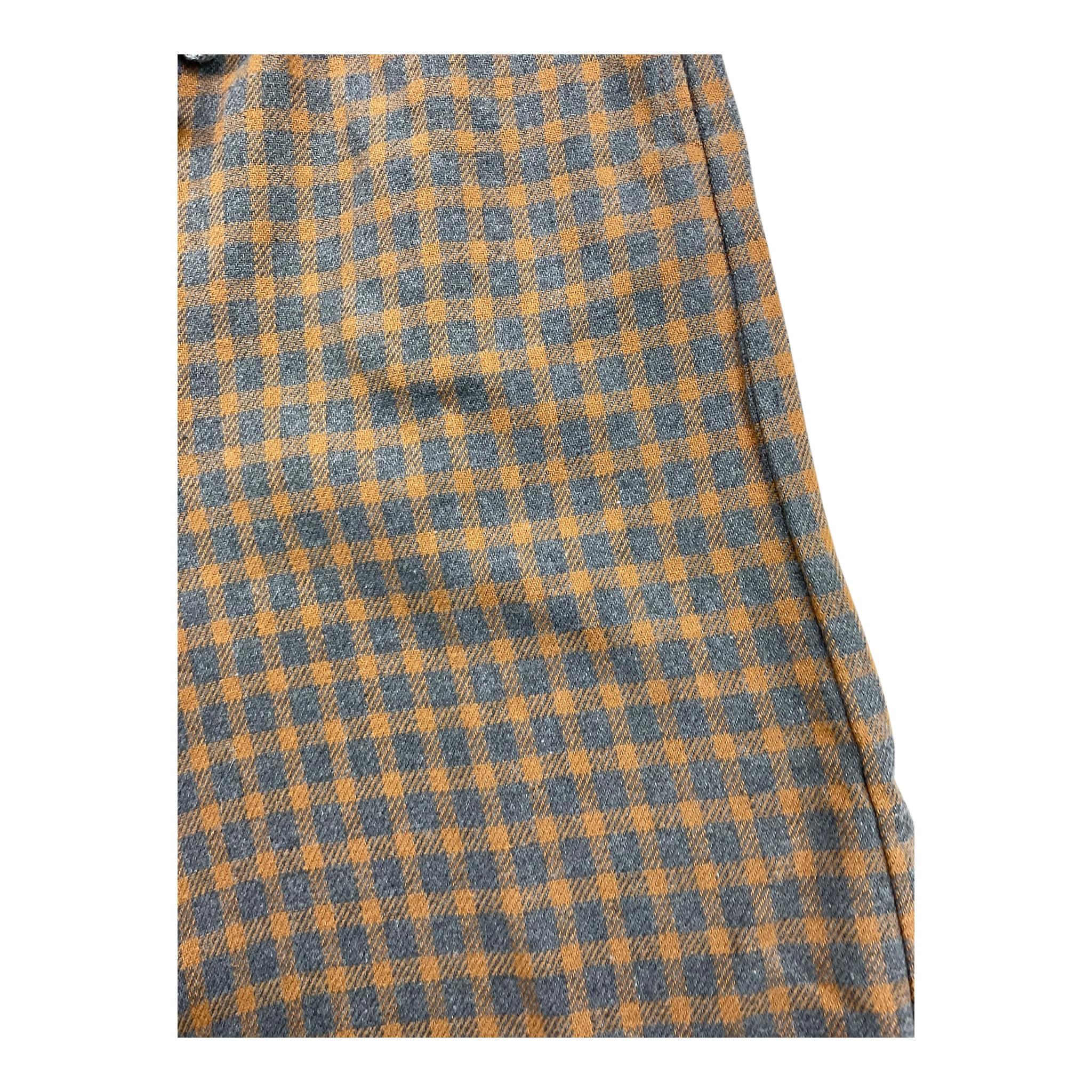 ZHOE & TOBIAH pantalone tinta unita con fantasia a quadri Grigio per Bambino CCH5 GRIGIO ZHOE & TOBIAH