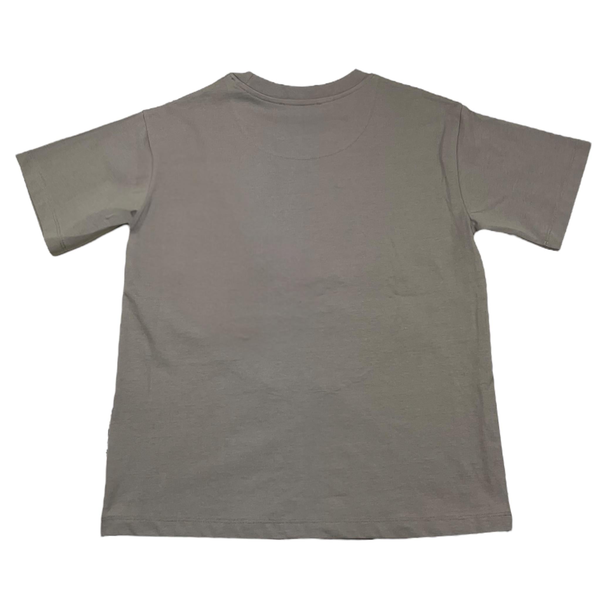 JOHN RICHMOND t-shirt girocollo tinta unita con stampa in contrasto Grigio per Bambino RBA25104TS GRIGIO JOHN RICHMOND