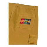 MOSCHINO pantalone tinta unita con tasche america Marrone per Bambino HUP07X MARRONE MOSCHINO