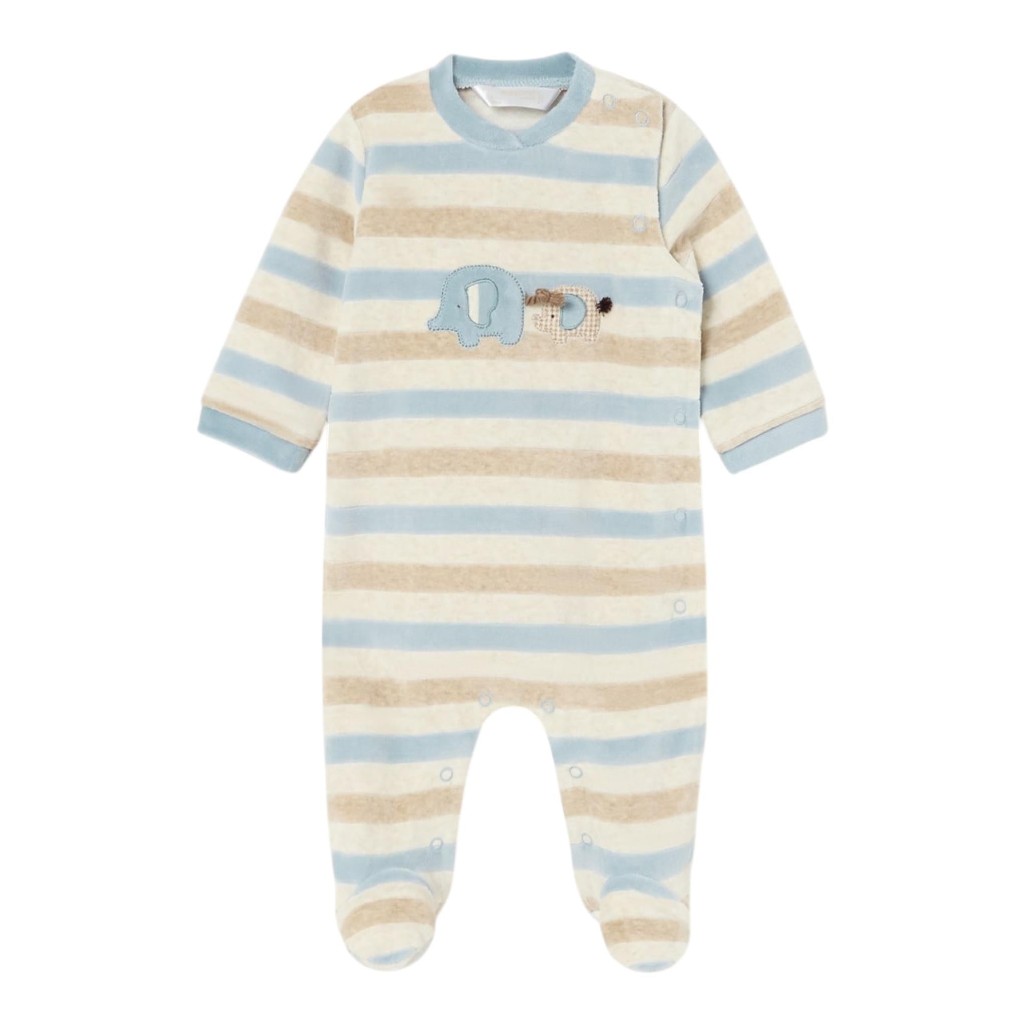 MAYORAL set tutina 2 pezzi manica lunga bicolore Azzurro per Neonato 27944 AZZURRO MAYORAL