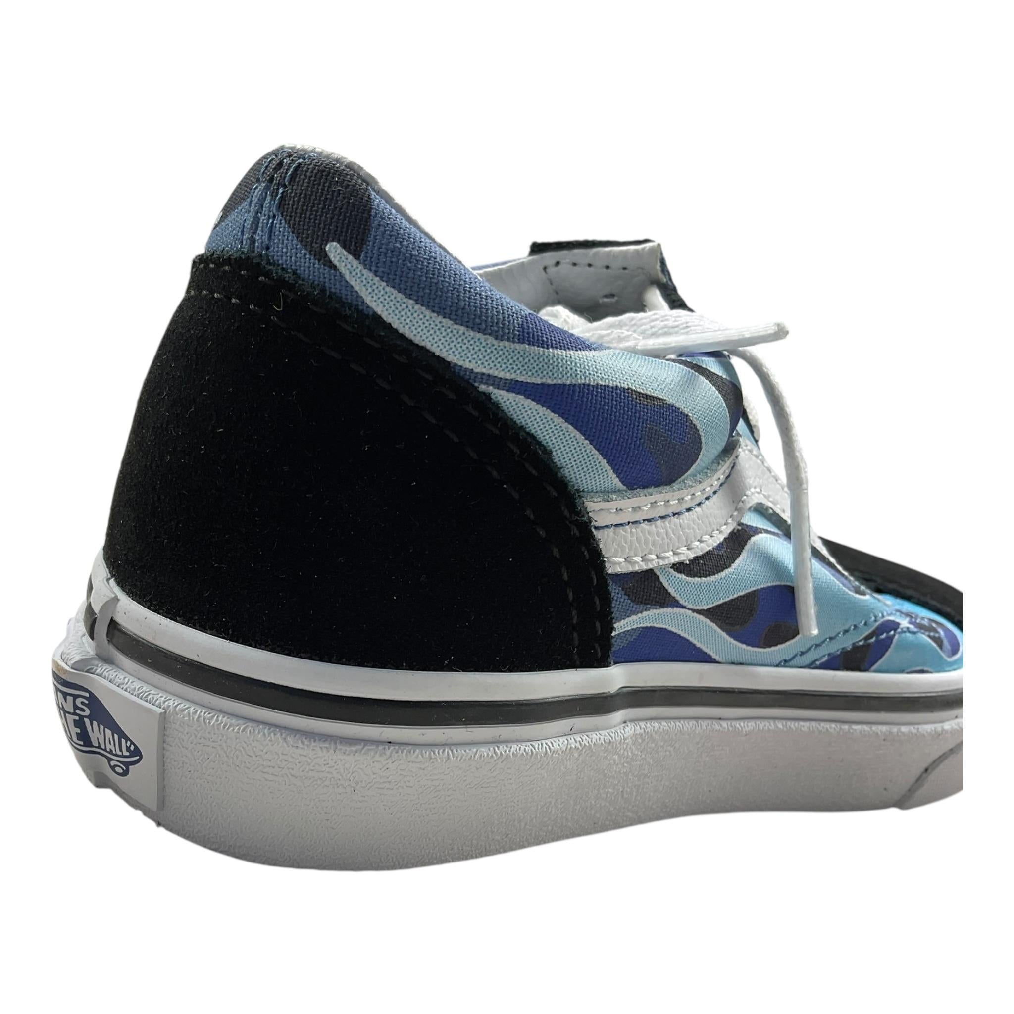 VANS sneakers tinta unita con lacci Nero per Bambino VN0A7Q5FABW1 NERO VANS