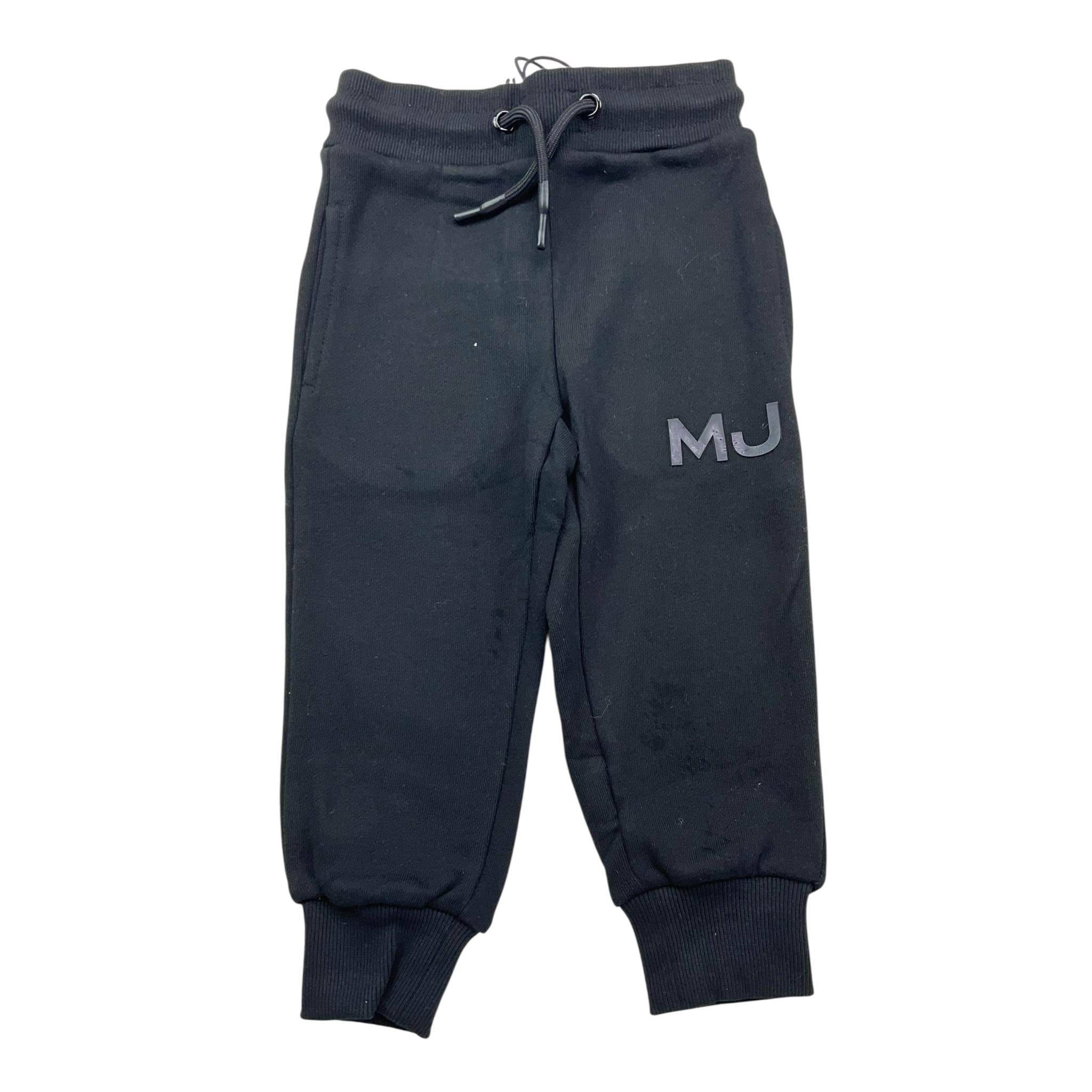 MARC JACOBS pantalone modello tuta tinta unita con stampa Nero per Bambino W60315 NERO MARC JACOBS