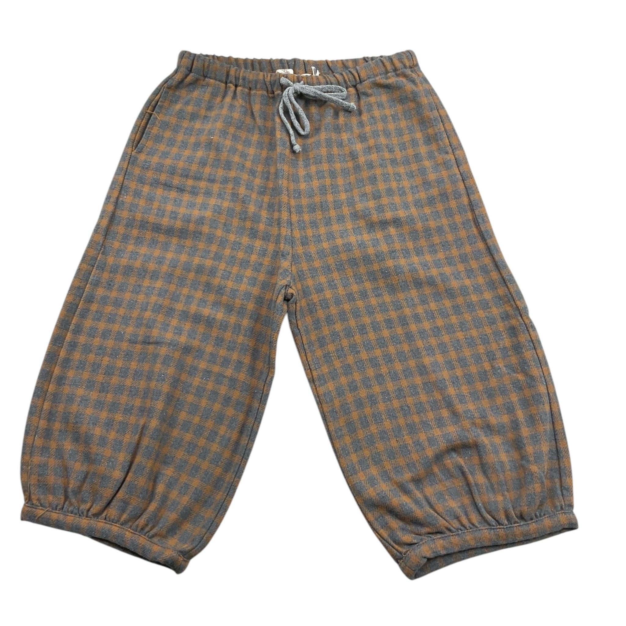 ZHOE & TOBIAH pantalone tinta unita con fantasia a quadri Grigio per Bambino CCH5 GRIGIO ZHOE & TOBIAH