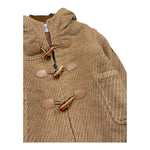 TRUSSARDI giubbino tinta unita con cappuccio  bottoni e zip Beige per Bambino TBA25037GB BEIGE TRUSSARDI