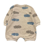 PLAY UP pagliaccetto tinta unita con stampa Beige per Neonato PA011AP11501 BEIGE PLAY UP