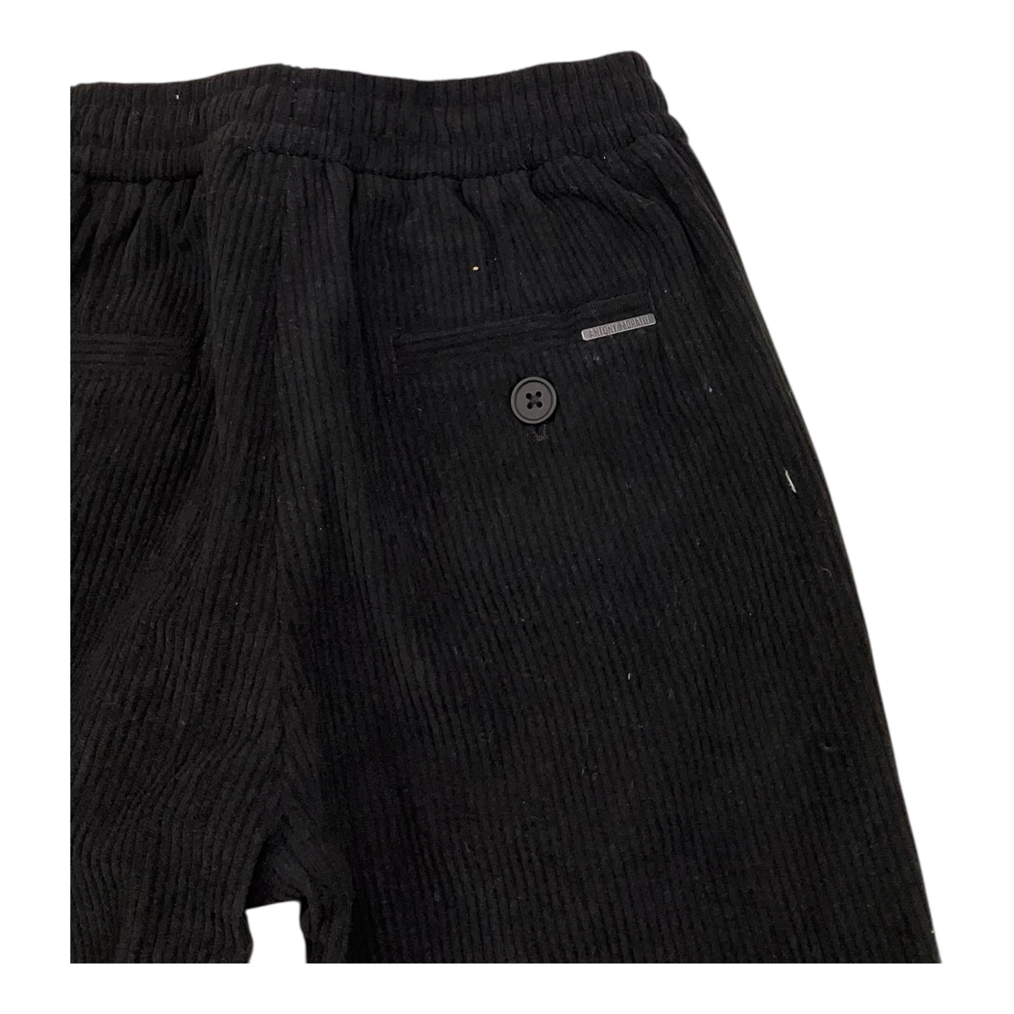 ANTONY MORATO pantalone tinta unita con elastico in vita Nero per Bambino MKTR00232 NERO ANTONY MORATO