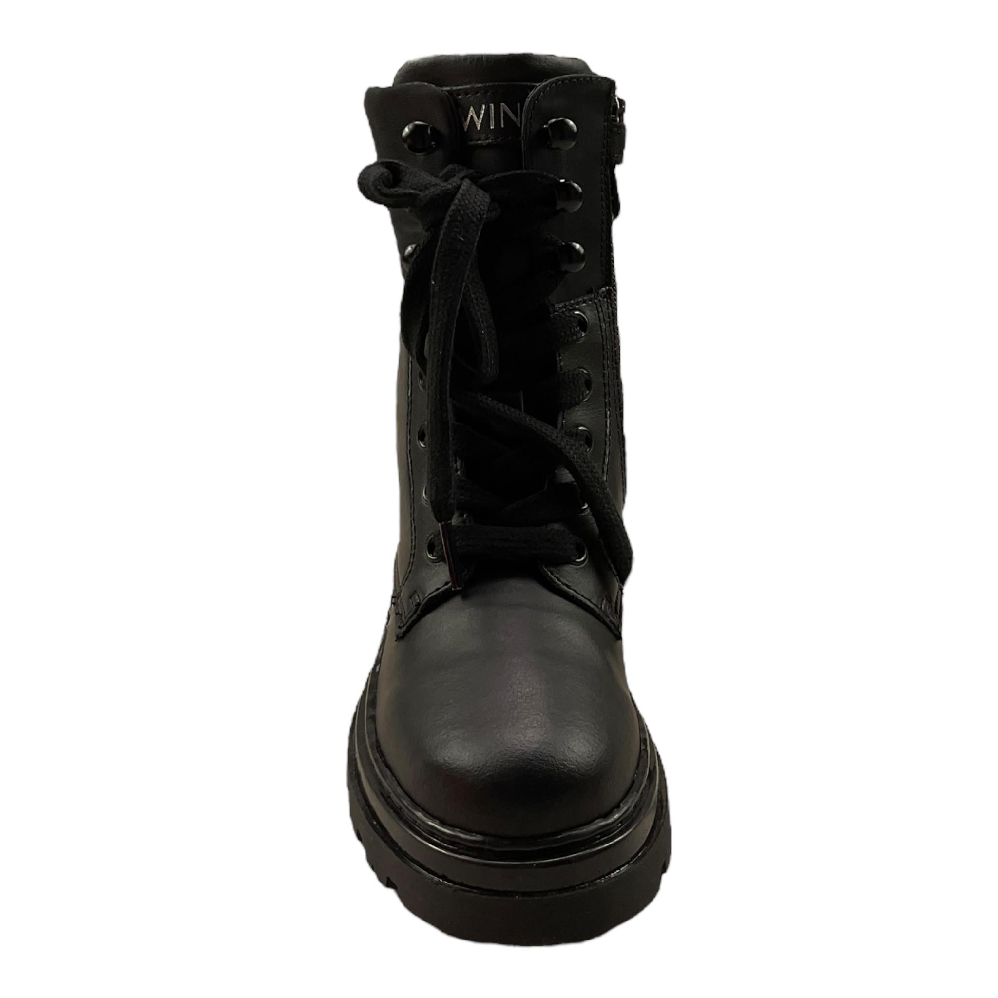 TWINSET stivali tinta unita cn lacci Nero per Bambina 232GCJ04 NERO TWINSET