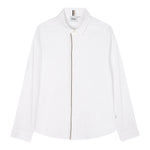 Boss Camicia Manica Lunga Tinta Unita con Logo per Bambino J52010 BIANCO BOSS 