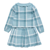 Abel & Lula Completo 2 Pezzi Maglia-Gonna Verde Acqua per Neonata 5516 VERDE ACQUA ABEL & LULA 