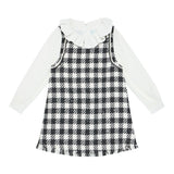 Abel & Lula Abito Giromanica con Camicia Nero per Bambina 5526 NERO ABEL & LULA 