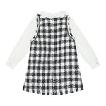 Abel & Lula Abito Giromanica con Camicia Nero per Bambina 5526 NERO ABEL & LULA 