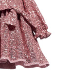 Abel & Lula Abito tinta unita con Paillettes Rosa per Bambina 5531 ROSA ABEL & LULA 