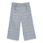 Abel & Lula Pantalone Stampa Fantasia Modello Palazzo Blu per Bambina 5723 BLU ABEL & LULA 