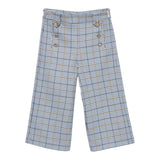 Abel & Lula Pantalone Stampa Fantasia Modello Palazzo Blu per Bambina 5723 BLU ABEL & LULA 