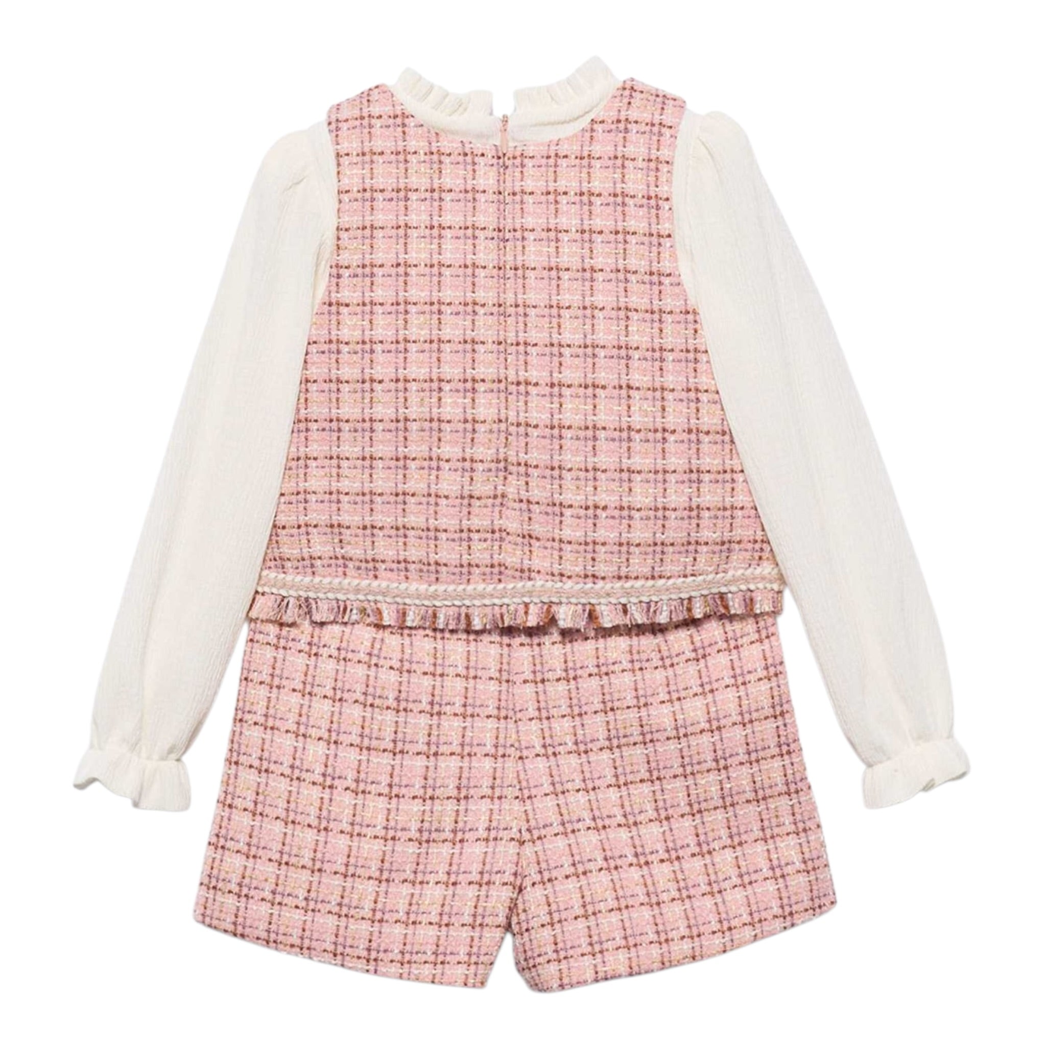 Abel & Lula Completo 2 Pezzi Camicia-Short Rosa per Bambina 5727 ROSA ABEL & LULA 