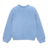 Abel & Lula Maglia Girocollo tinta unita Azzurro per Bambina 5827 AZZURRO ABEL & LULA 