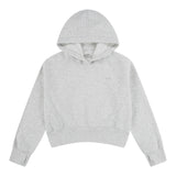 Abercrombie Kids Felpa tinta unita con Cappuccio E Stampa Grigio per Bambina 43AF23 GRIGIO ABERCROMBIE KIDS 
