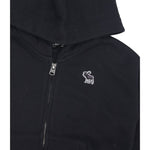 Abercrombie Kids Felpa tinta unita con Zip E Cappuccio Nero per Bambino 93AF02X NERO ABERCROMBIE KIDS 